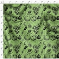 thumbnail image 4 of Soimoi Poly Georgette Fabric Mix Fruits Print Fabric by Yard 52 Inch Wide, 4 of 6