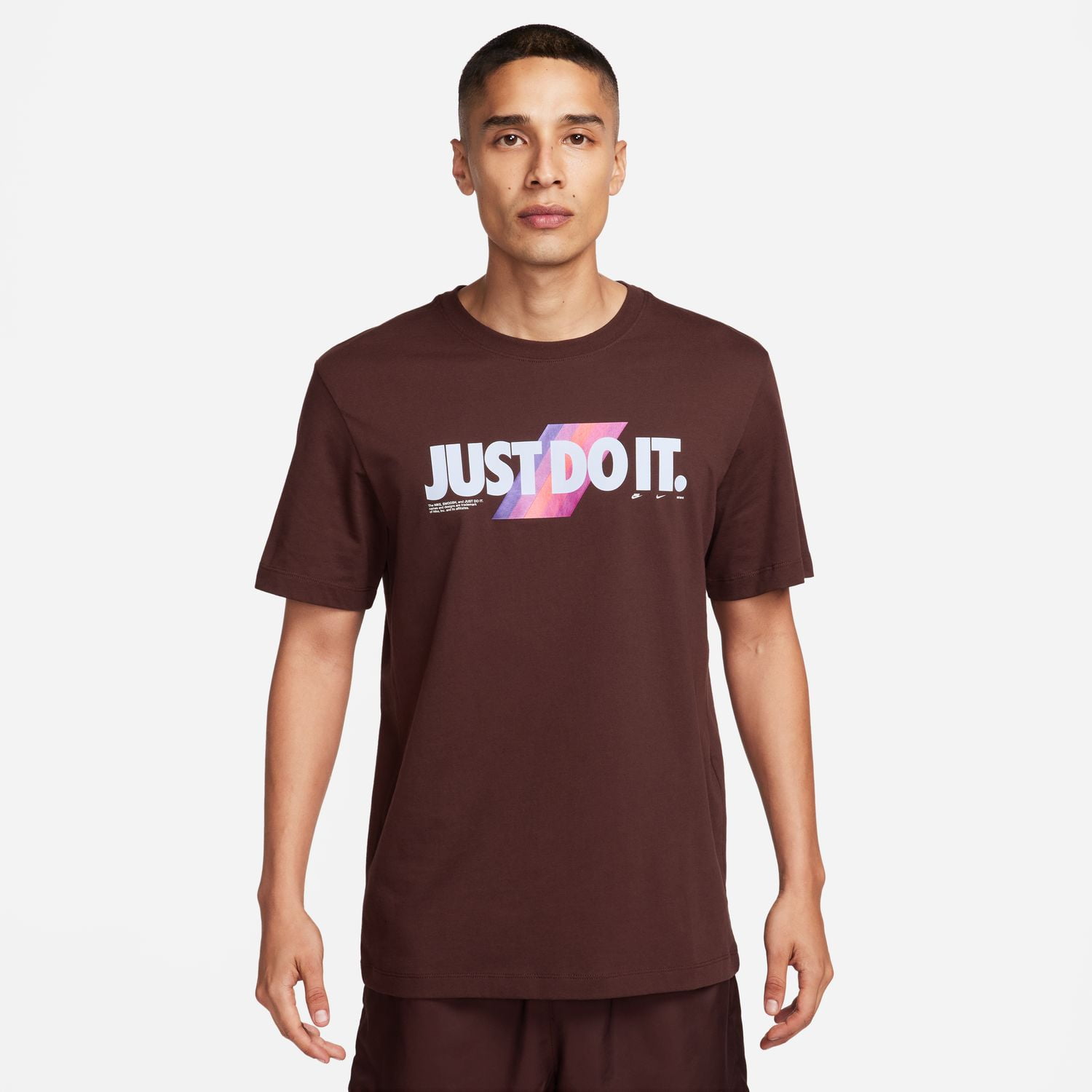 dusty brown nike shirt