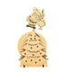 thumbnail image 1 of Swinging Santa Vector Swinging Santa Claus Wooden Ornament, 1 of 6