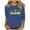 Blue, variant on asdoklhq T Shirts for Women Printed Casual Round Neck Pullover Three-quarters Sleeve T-shirt Gray S