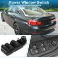 thumbnail image 2 of Interruptor de ventana eléctrica Unique Bargains No.61319122110 Interruptor de control de ventana para BMW 528i 2008-2010 Base 3.0L L6 - Gas Plástico Gris, 2 of 7