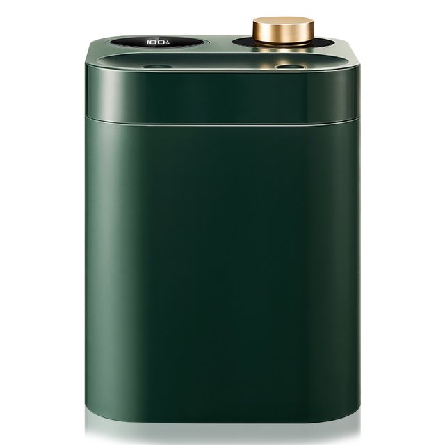 Humidificador de aire de 800 ml Mini pulverizador Aroma Difusor de aceite esencial Máquina de vapor de doble pulverización con pantalla de batería, Verde Scienceny HA008574-01B