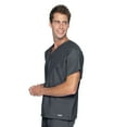 thumbnail image 4 of Landau Essentials Unisex Relaxed Fit 1-Pocket V-Neck Scrub Top 7502, 4 of 6