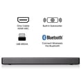thumbnail image 2 of Hisense HS214 Barra de sonido de 2.1 canales con subwoofer incorporado, 108 W, diseño compacto todo en uno con Bluetooth inalámbrico, con tecnología Dolby Audio, Roku TV Ready, HDMI ARC/Óptico/AUX/USB, 2 of 5