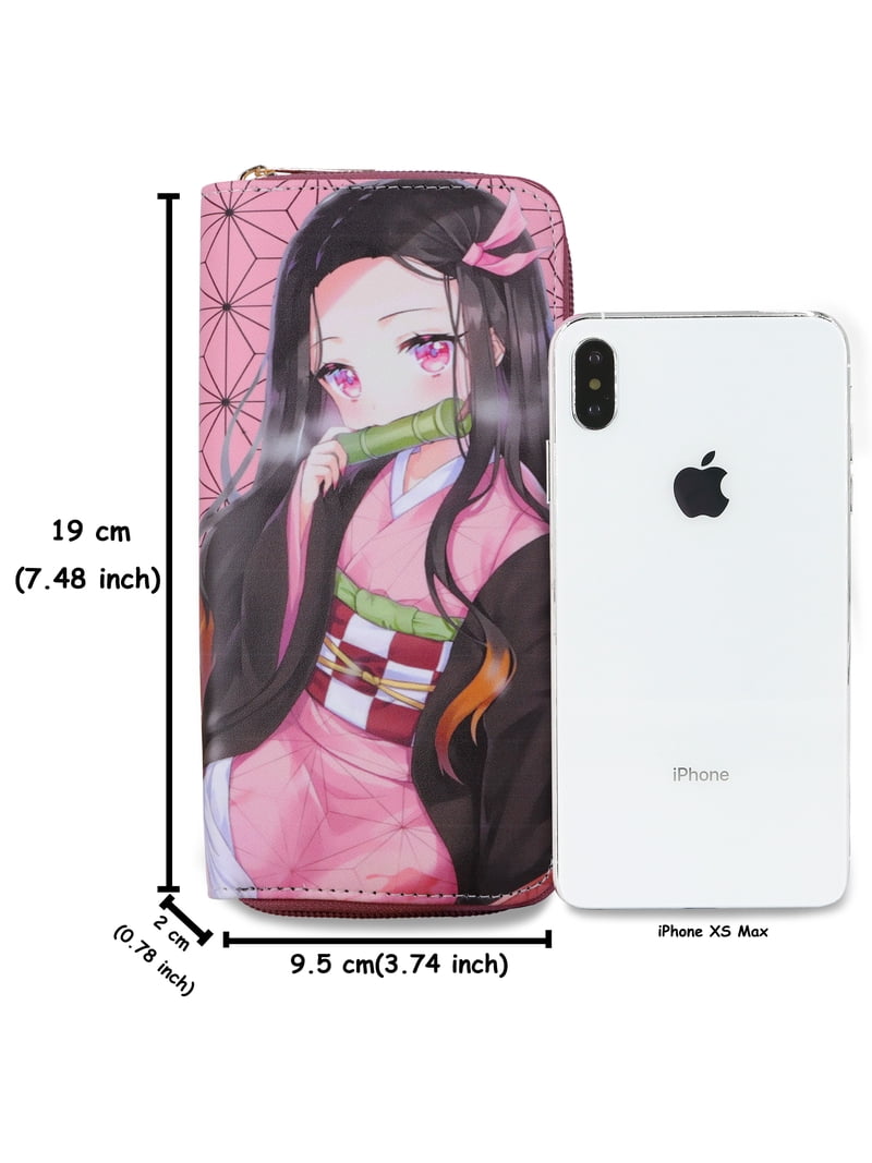 WANHONGYUE Bifold Portemonnee Demon Slayer Anime Bedrukte