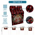 thumbnail image 6 of Red Plaid Christmas Table Runner 48 Inches Long Farmhouse Dress Scarves, Xmas Snowflake Birds Botanical Dining Tablerunner for Coffee Table/Kitchen Island/Party Décor, 13" x 48", 6 of 8