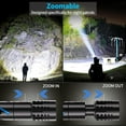 thumbnail image 6 of Rechargeable LED Flashlight,High Lumens Handheld Flashlight for Outdoor, 5 Modes,Zoomable,IPX6 Waterproof for Hiking, Emergency Working, 6 of 6
