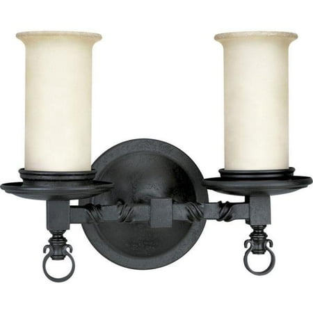 - Santiago Collection Two-Light Bath & Vanity