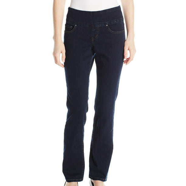 JAG Jeans - Women's Petite Stretch Bootcut Pull On Jeans 10P - Walmart ...