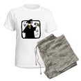 thumbnail image 5 of CafePress - Graduate Receiving Diploma Graduation Pajamas - Women's Short Sleeve Print T-Shirt and Pants Light Cotton Pajama Set, 5 of 7