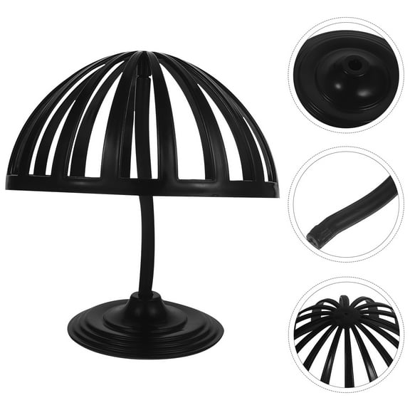 FRCOLOR Freestanding Hat Stand Baseball Hat Wig Holder Dome Shaped Hat Display Holder Stand