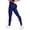 A4 Dark blue, variant on SAHFX 3D Compression Leggings Women No Front Seam Workout Pants Slimming Legging Sport Tights Gym Trousers Full Length Buttery Soft Yoga Pants with Resistance Bands High Waisted Tummy Control Pants
