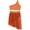 Orange, variant on Kids Girls Lyrical Dress Ballet Dance Costume Ballroom Outfits Athletic Crop Tops with Skirt Shorts Set Orange 14