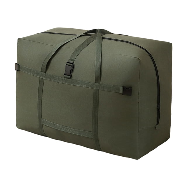 KoiLife Luggage Bag Travel Essentials Foldable Bag Sleepover Bag Handheld Luggage Bag 28×19×14" Green Oversized Foldable Luggage for Camping and Travel