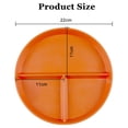 thumbnail image 2 of Miaocao 3 Pack Divided Plates for Adults, Portion Control Plates Compartment Dinner Plate, Lightweight Reusable Dinnerware Plates Dishwasher & Microwave Safe, 2 of 6