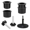 thumbnail image 1 of 2 Sets Outdoor Patio Umbrella Base Stand Replacement Parts Umbrella Base Bracket Hole Ring Plug Cover and Cap, 1 of 7