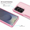 thumbnail image 2 of For Galaxy S25 5G Case ,Sturdy Phone Case for Samsung S25 5G ,Tiflook Shockproof Protection Heavy Duty Armor Hard Plastic & Rubber Rugged Bumper 2-in-1 Case Cover ( Pink ), 2 of 6