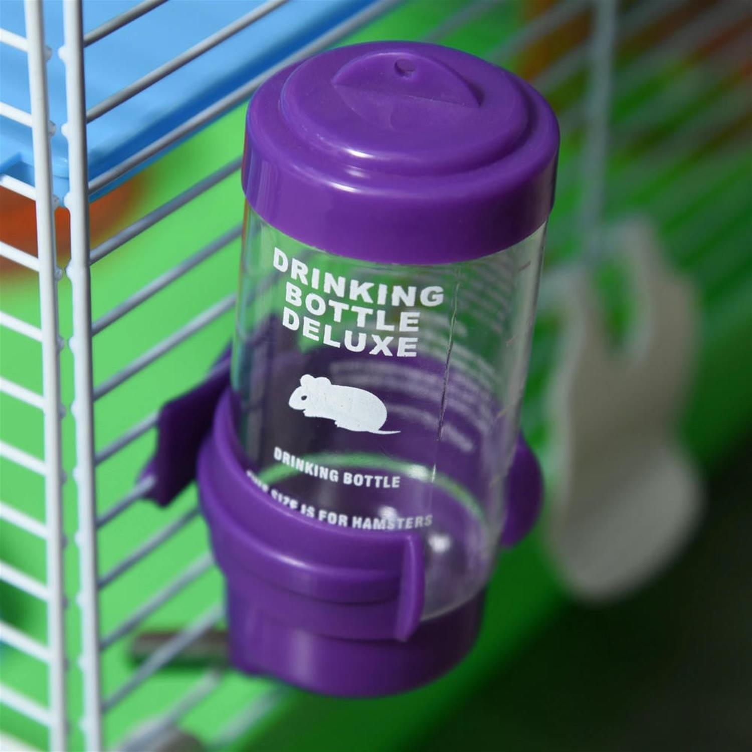 resenkos 18" Hamster Cage, Gerbil Cage with Exercise Wheels Tube for Small Hamsters, 5 Tiers Small Animal Habitats Portable Travel Carrier, Green