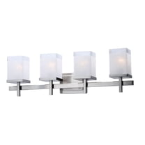 Maxim Tetra 30" Wide Satin Nickel 4-Light Bath Light