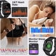 thumbnail image 4 of Reloj Inteligente con Monitor de Frecuencia CardíAca/SueñO/PodóMetro, Rastreador de Actividad Deportiva 113+, Reloj Resistente Al Agua IP68 para Android IOS A, 4 of 5