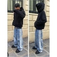 thumbnail image 5 of EMMIOL Men's Y2K Baggy Jeans Wide Leg Stretchy Denim Pants, Skater Striped Oversized Streetwear Casual Trousers, 5 of 6