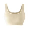thumbnail image 4 of Nilvkv Bandeau Bra, Strapless Bra, Solid Strapless Seamless Wireless Push Up Anti Slip Basic Beige 34ABC, 4 of 6