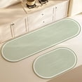 thumbnail image 1 of Nvzi Bathroom Rug Mat , Non-Slip Plush Shaggy Bath Carpet, Green,24*16inch, 1 of 5
