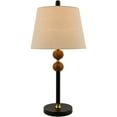 thumbnail image 4 of Livabliss Ragay Vintage Accent Table Lamp, 25-inch, Dark Brown, 4 of 5