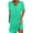 Green-413, variant on Under 10,Women's Solid Color Short Sleeved V-Neck Pleated Batwing Sleeve Dress,Pleated Dress, V-Neck Dress, Short Sleeved Dress Sleek Fit|95%Polyester,5%Spandex,White,Sopatenor