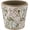 Beige and Green, variant on Farmhouse Ceramic Planter 5.1 Inch Large Plants Pot Crack Beige Green Floral Vine Plant Pots with Drainage Hole Indoor Plants Kitchen Rustic Antique Decor Gift
