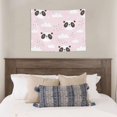 thumbnail image 4 of Hirioo Cute Panda Print Tapestry Lightweight Fabric for Bedroom Aesthetic Home Wall Dorm Décor Living Room Decor 29x37 Inch, 4 of 8