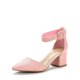 thumbnail image 1 of Zapatos DREAM PAIRS ANNEE Tacones Gruesos de Gamuza Rosa Talla 8, 1 of 6