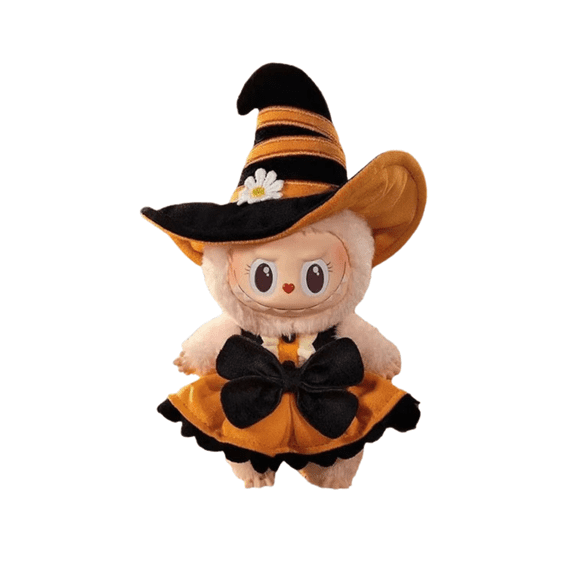 Collectible Pop Mart The Monsters Labubu Mokoko Magic of Pumpkin Vinyl Plush Pendant