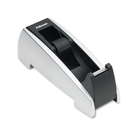 UPC: 0043859471225 | Fellowes Office Suites Desktop Tape Dispenser 1  Core Plastic Heavy Base Black/Silver 8032701
