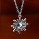thumbnail image 3 of Collar con colgante de sol de plata y nuevo amigo --- Código de producto 44107, 3 of 3