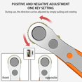 thumbnail image 4 of Ratchet Wrench Magnetic Ratchet Reversible Screwdriver Set With 12pcs Different Screwdriver BitsScrewdriver, 4 of 5