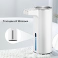 thumbnail image 5 of Aroma Touchless Automatic Soap Dispenser for Bathroom and Kitchen, Liquid Hand Soap Dispenser, Water-Resistant and Rechargeable, 9 fl oz (White), 5 of 18