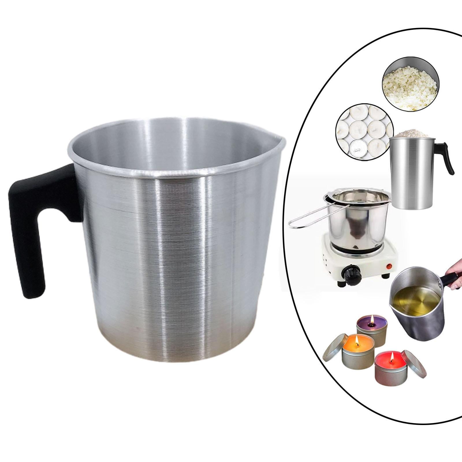 perfeclan Candle Making Pouring Pot Melter Pot with Spout Melting Pot Candle Making Pitcher for Candy Butter DIY Crafts C