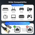 thumbnail image 2 of DbillionDa Cat8 Ethernet Cable, Outdoor&Indoor, 50FT High Speed 26AWG Cat8 LAN Network Cable 40Gbps, 2000Mhz with Gold Plated RJ45 Connector, Heavy Duty Weatherproof, 2 of 7