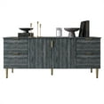 thumbnail image 3 of Castle Place Comtemporary Stylish Space Saving Sideboard Accent Cabinet Wood MDF, Dark Grey, 3 of 6