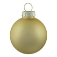 thumbnail image 4 of Northlight 10ct Shiny and Matte Champagne Gold Glass Ball Christmas Ornaments 1.75" (45mm), 4 of 9