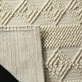 thumbnail image 7 of SAFAVIEH Natura Carly Geometric Braided Wool Runner Rug, Ivory, 2'3" x 12', 7 of 7