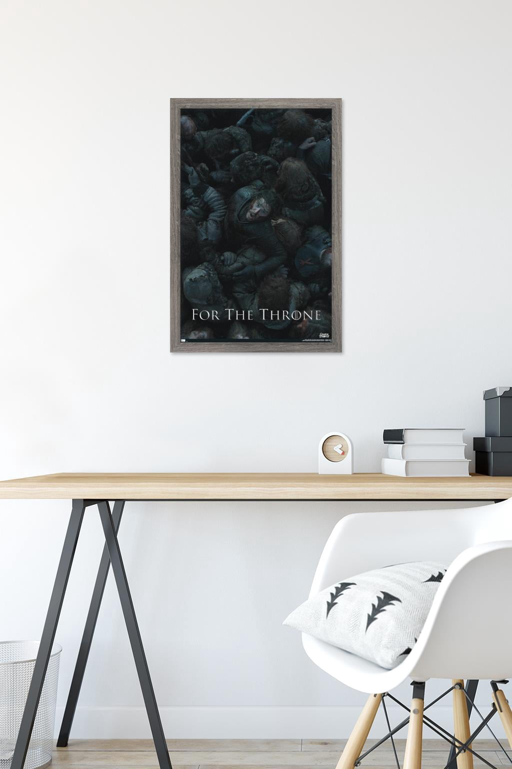 Game of Thrones - The Battle Wall Poster, 14.725" x 22.375", Framed