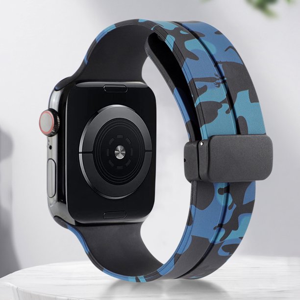 Banda de silicona para Apple Watch Correa de reloj magnética Pulsera deportiva 38 mm 40 mm 41 mm Barbie Nuevos Originales
