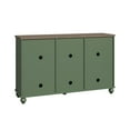 thumbnail image 6 of FESTIVO 55" Vintage Style Kitchen Buffet Sideboard Cabinet w/ Drawers - Green, 6 of 6