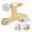 Gold, variant on Heavy Duty Alloy Door Stopper Adjustable Top Hinge for Secure Door Control Durable Versatile Easy Install Universal Fit