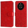 thumbnail image 5 of Funda tipo cartera GANGXUN para Honor X9 4G/5G , diseño girasol, cuero PU, soporte, cierre magnético, tarjetero, 5 of 5