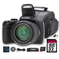 thumbnail image 1 of Kodak PIXPRO AZ528 Digital Camera (Black) (AZ528BK) + 32GB Card + Bag + Cloth, 1 of 6