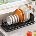 thumbnail image 2 of Estante de secado de tazón - Estante seco de cocina | Organizador de drenaje de tazón | estantes de platos para cocina | estantes ajustables para fregadero retráctil - estantes de drenaje | cueva, 2 of 8