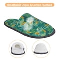 thumbnail image 3 of KLL Jungle Leopard Slippers for Women Men House Slip on Indoor Outdoor Bedroom Furry Fleece Lined Ladies Comfy Anti-Skid Rubber Hard Sole-Large, 3 of 8